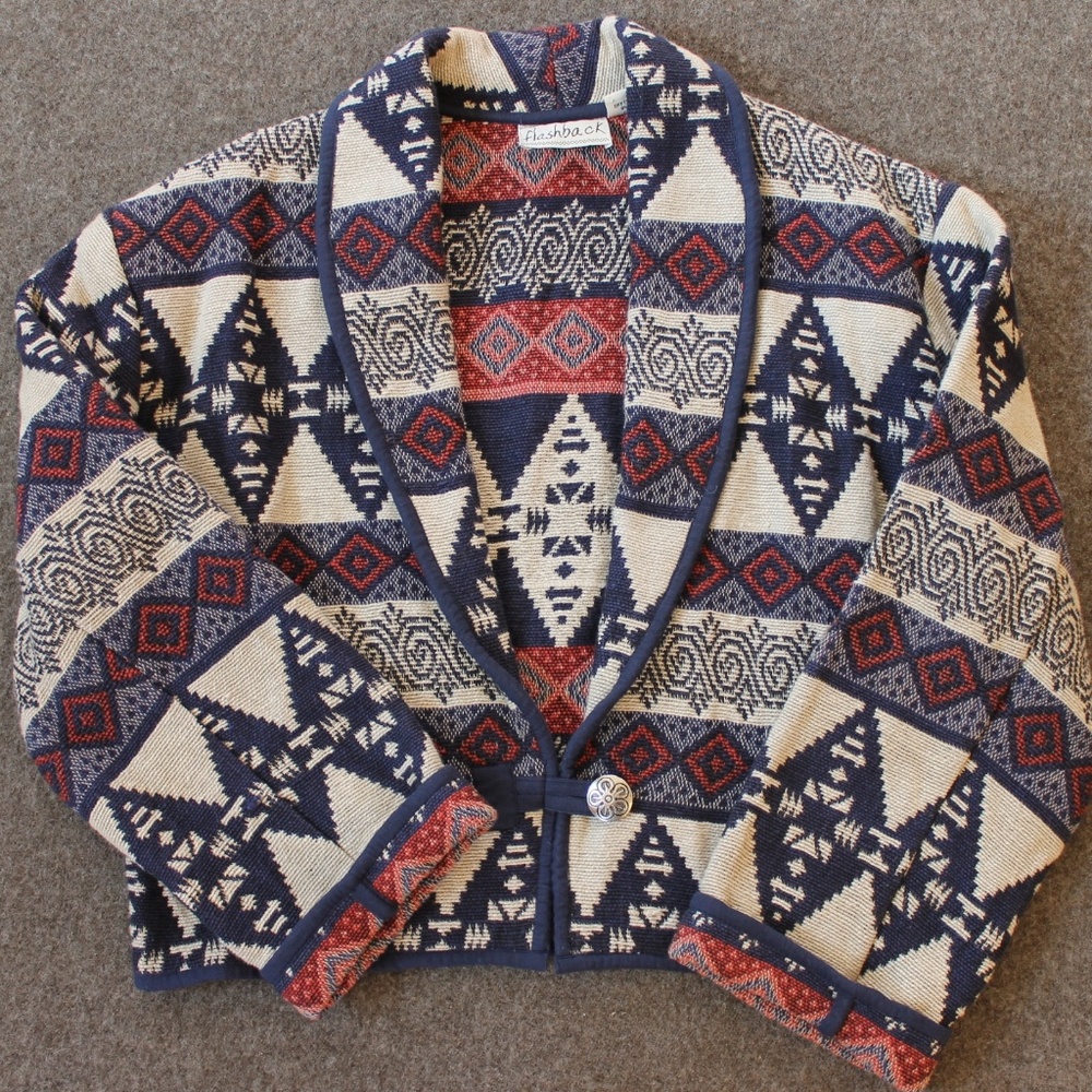 Southwestern Tapestry Woven Jacket